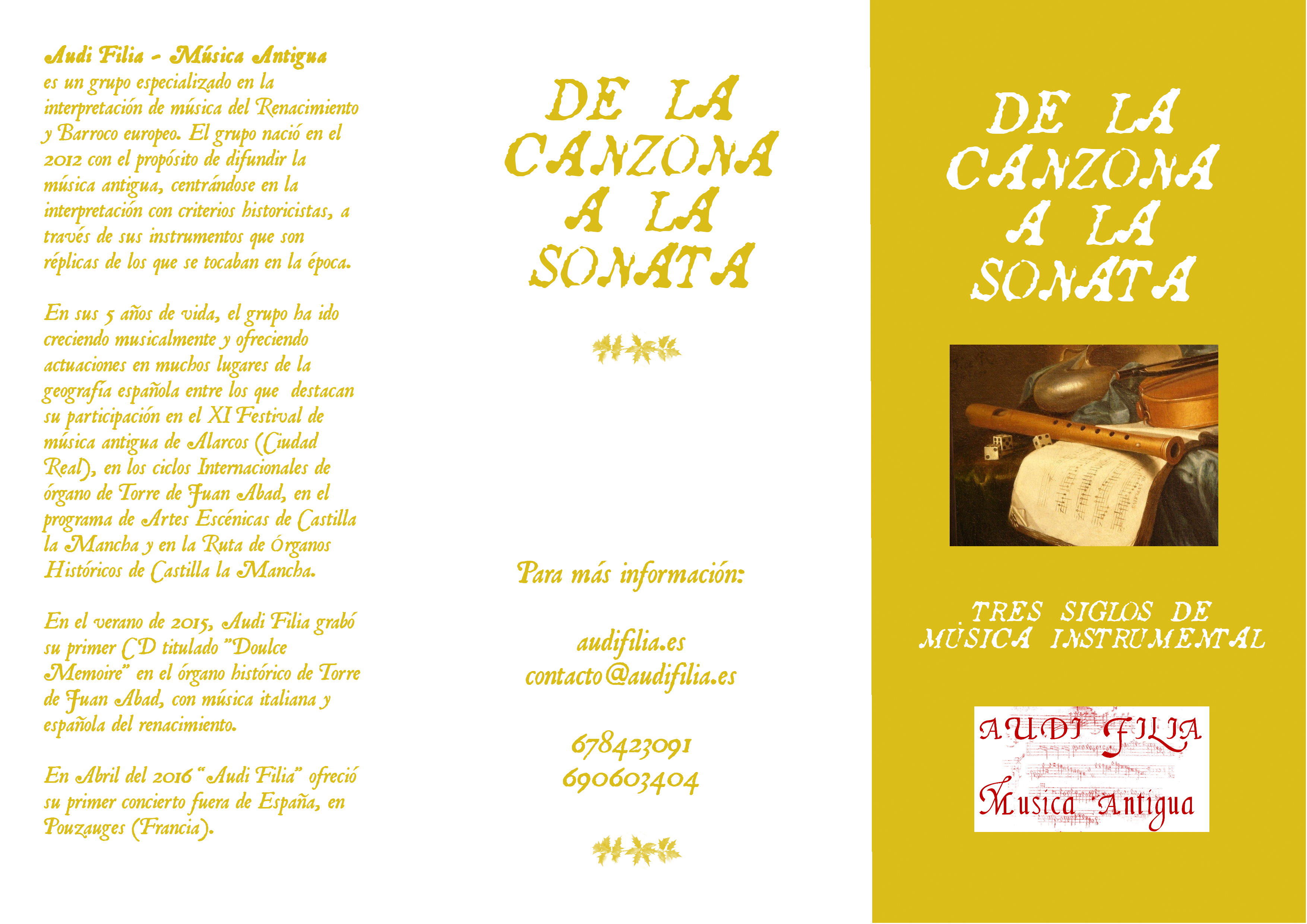 De la Canzona a la Sonata